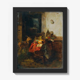 Farmhouse room with a still life by Anton Schrödl - thumbnail_1_bf_6743416bfaa684e1cf4ba56d